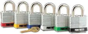 FORTRESS 1803GRN Lockout Padlock,KD,Green,1-1/4"H
