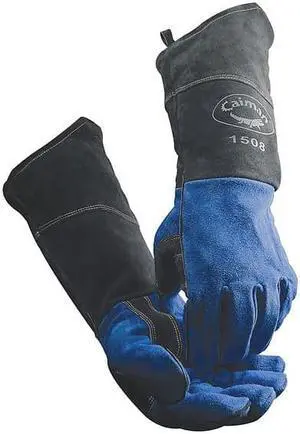CAIMAN 1508 MIG/Stick Welding Gloves, Cowhide Palm, Universal, PR