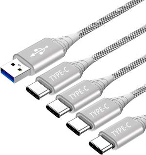 USB C Charger Cable 1FT 3FT 6FT 10FT Cord for Samsung Galaxy S21 S20 Plus Ultra FE 5G,Note 20 10 10+,A21 A01 A32 A42 A30 A40 A70 A31,LG Q70 G8X G8 V60 G7 V40 Thinq,3A Fast Charge Charging Power Wire