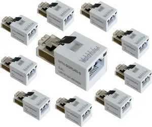 WTH-SG/RJ45-S x10pcs Direct in Line Plug-in Ethernet Surge Protector