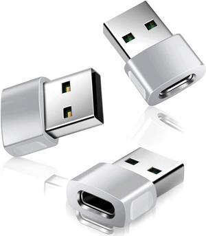 iPhone 16 15 Pro Max Car Charger Adapter 3Pack USB to USB C Converter Type-C Female to A Male for New iPhone 14 Plus Apple Watch 10 iWatch 8 Airpods 4 iPad Mini 7 Air  Galaxy S24 A54