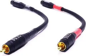 CESS-075-6i Heavy Duty Waterproof RCA Cable Phono Male to Male (6 in)