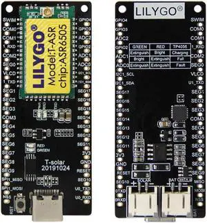 Solar Development Board ASR6505 Integrated SX1262Lora Module Solar Power Supply Interface (915MHz)