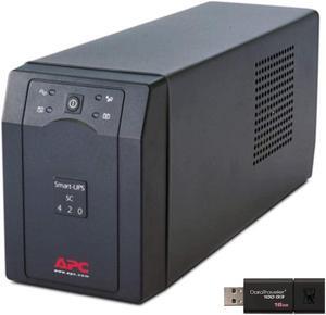 APC Smart-UPS SC420 Tower UPS Bundle with 16GB DataTraveler USB Drive