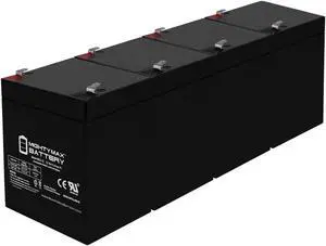 Mighty Max Battery 12V 5AH SLA Replacement Battery for APC Back-UPS 350 350U - 4 Pack