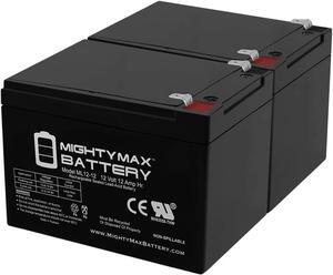 Mighty Max Battery 12V 12Ah Compatible Battery for APC SU1000NET SU1000RM UPS - 2 Pack Brand Product