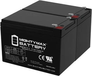 12V 15AH F2 Battery Replacement for APC BP650PNP - 2 Pack