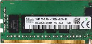 SK HYNIX 16GB PC4-2666V-R DDR4 Registered ECC 2RX8 Memory RDIMM HMA82GR7MFR8N-VK