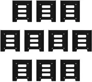 Harper Grove SSD Mounting Bracket, 2.5" to 3.5" SSD HDD Bay Metal Hard Drive Holder HDD Mounting Bracket Adapter Tray Dock (10 Pack) Harper Grove SSD Mounting Bracket, 2.5" to 3.5" SSD HDD Bay Metal Hard Drive Holder HDD Mounting Bracket Adapter Tray Dock (10 Pack)