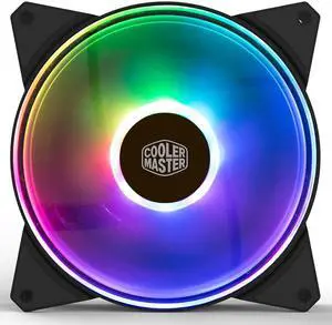 MasterFan MF140R ARGB (PWM) Addressable RGB with Hybrid-Design Fan Blade, Speed Profiles, Jam Protection, and Customizable Color Options by Cooler Master