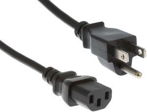 CablesAndKits Standard AC Power Cord, (Compatible with Cisco P/N CAB-AC), 10A/125V, 18 AWG, 5-15P to C13, (NEMA 5-15P to IEC-60320-C13) 6 ft