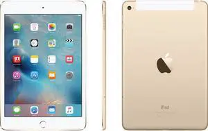 Apple iPad mini 4 (64GB, Wi-Fi + Cellular, Gold)