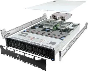Dell PowerEdge R720xd Server 2x E5-2650v2 2.60Ghz 16-Core 192GB 24x 1TB Rails