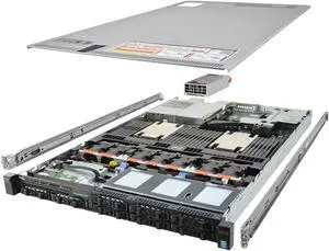 Dell PowerEdge R630 Server 2x E5-2630v3 2.40Ghz 16-Core 64GB H730 Rails