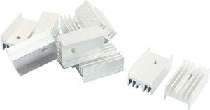 10pcs Aluminum Heatsink Cooling Fin 25mm x 15mm x 10mm for Power Transistor