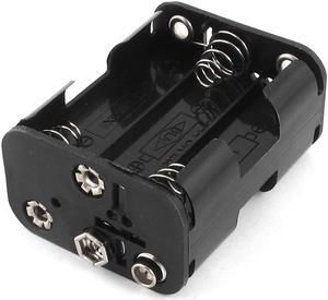 Double Side Spring Loaded 6 x 1.5V AA Battery Holder Storage Case Box