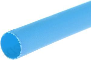 Heat Shink Tubing, 3/16"(5mm) Dia 8.55mm Flat Width 2:1 Ratio Shrinkable Tube Cable Sleeve 7m - Blue