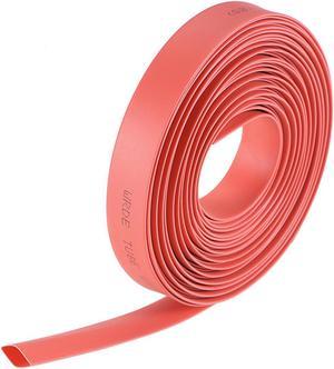 Heat Shink Tubing, 5/16"(8mm) Dia 13.7mm Flat Width 2:1 Ratio Shrinkable Tube Cable Sleeve 7m - Red