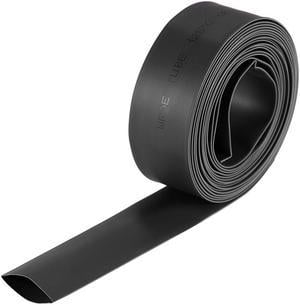 Heat Shink Tubing, 5/8"(16mm) Dia 26mm Flat Width 2:1 Ratio Shrinkable Tube Cable Sleeve 10ft - Black