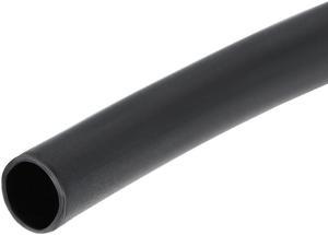 Heat Shink Tubing, 1/8"(3mm) Dia 7.4mm Flat Width 3:1 Ratio Shrinkable Tube Cable Sleeve 1m - Black