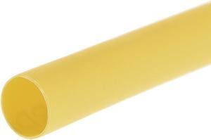 Heat Shink Tubing, 3/16"(5mm) Dia 8.55mm Flat Width 2:1 Ratio Shrinkable Tube Cable Sleeve 10ft - Yellow