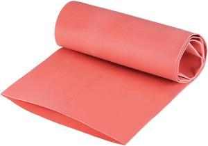 Heat Shink Tubing, 6"(150mm) Dia 240mm Flat Width 2:1 Ratio Shrinkable Tube Cable Sleeve 1m - Red