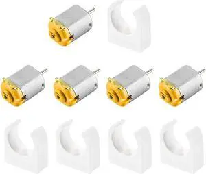 130 DC Motor Kit 3V 22000RPM, Motor Mounting Bracket Holder 5 Set