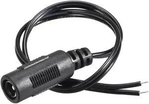 2pcs DC Power 5.5mm x 2.1mm 4A 30cm Female Plug Connector Pigtail