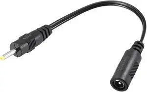 Tip Adapter Connector Converter 5.5x2.1mm to 2.5x0.7mm 15cm DC Power Connect