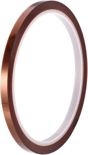 High Temperature Tape 13/64 Inch x 98ft Heat Resistant Sublimation Polyimide Tape for Electronics Soldering, Protecting Circuit Board