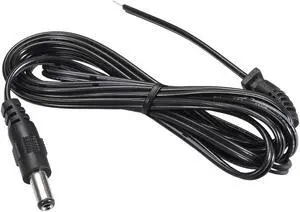 4pcs 1.5M/5FT 5.5mm x 2.1mm 1A Male Plug DC Power Adapter Connector Cable Cord