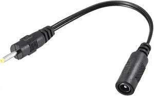 Tip Adapter Connector Converter 5.5x2.1mm to 2.5x0.7mm 15cm DC Power Connect 2pcs