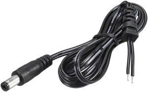 2pcs 1.2M/4FT 4.0mm x 1.7mm 2A Male Plug DC Power Adapter Connector Cable Cord