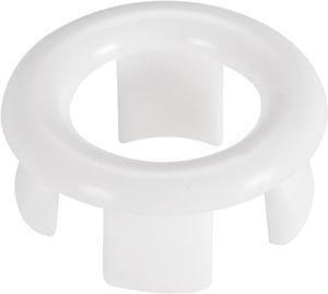 Sink Basin Trim Overflow Cover Insert in Hole Ring Covers Caps White 12pcs