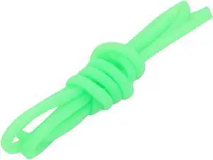 3mm x 5mm High Temp Resistant Silicone Rubber Tube Hose Pipe Light-Green 1M Long