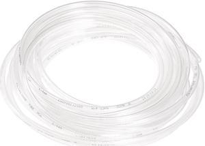 Pneumatic Air Tubing, 6mm OD x 4mm ID 7m (275 Inch) PU Polyurethane Air Compressor Clear Tubing Hose Pipe