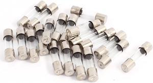 20Pcs 250V 0.5A F0.5AL Quick Blow Glass Tube Fuses 5 x 20mm