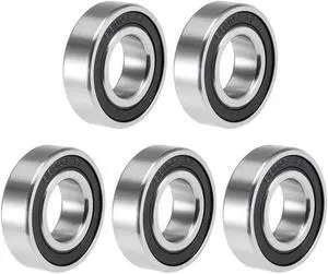 S6003-2RS Deep Groove Ball Bearings 17mm x 35mm x 10mm Double Sealed 440C Stainless Steel 5pcs