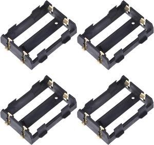 Battery Case Storage Box 2 Slots x 3.7V Battery Holder for 2 x 26650 Battery 4Pcs