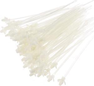 Cable Zip Ties 6 Inch Push Mount Winged Nylon Wire Cord Strap White 200pcs