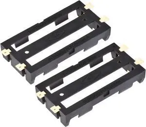 Battery Case Storage Box 2 Slots x 3.7V  Battery Holder for 2 x 18650 Battery 2Pcs