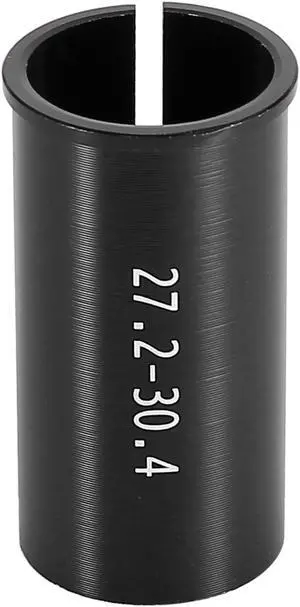 27.2 to 30.4mm Bicycle Bike Seat Post Tube Adapter Seatpost Reducing Sleeve Adapter Aluminium Alloy Black