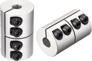 2pcs 6.35mm to 8mm Shaft Coupling 25mmx40mm Coupler Aluminum Alloy Joint Motor for 3D Printer CNC Machine DIY Encoder