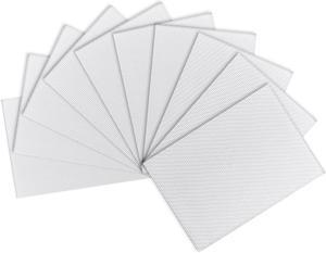 10pcs Corrugated Cardboard Paper Sheets,White,7.87-inch  x 11.86-inch,for Craft and DIY Projects