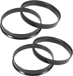 4pcs Plastic 64.1mm to 66.6mm Car Hub Centric Rings Wheel Bore Center Spacer