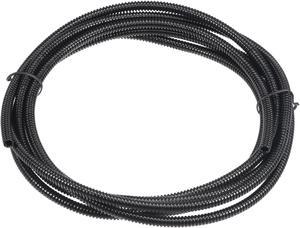 3.0 M 4.5 x 7 mm PA Split Corrugated Conduit Tube for Garden,Office Black