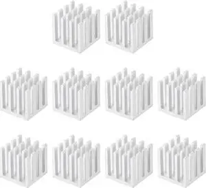 14x14x14mm Aluminum Heatsink Radiator for MOS IC Chip Silver Tone 10 Pcs 14x14x14mm Aluminum Heatsink Radiator for MOS IC Chip Silver Tone 10 Pcs