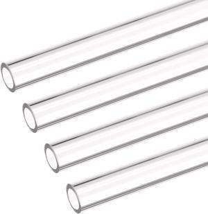 PETG Tubing Hard Tube 10mm ID, 14mm OD, 0.5m Length, Clear for PC Water-cooling System 4pcs