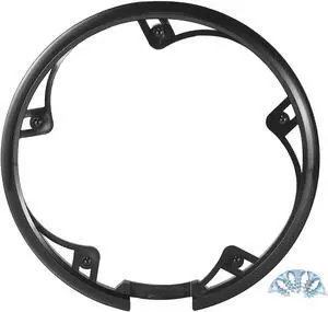48 Teeth 10cm 5 Holes Bicycle Bike Crankset Chain Wheel Cover Protection Chain Wheel Protective Cover Black