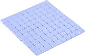 Soft Silicone Thermal Conductive Pads 10mmx10mmx1.5mm Heatsink for Cooling Components Blue Pack of 100